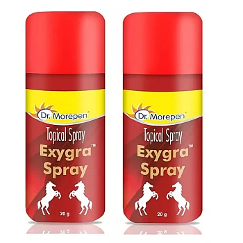 Dr Morepen Exygra Spray (20g, Pack of 2)