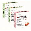 Raftaar Dotted & Ribbed Contoured Strawberry & Vanilla + Coolmint Flavoured Condoms (Coolmint 2 Box Each 4Pcs + Strawberry 1 Box 4Pcs) (1Pack)