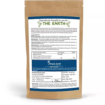 Simply Earth Rosemary Leaves (100g)