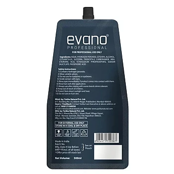 EVANO 10 Minutes Creme Activator Developer For Beard Colour (500ml)