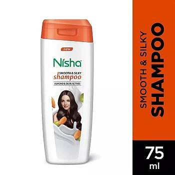 Nisha Almond & Olive Actives Shampoo (75ml, Pack of 10)