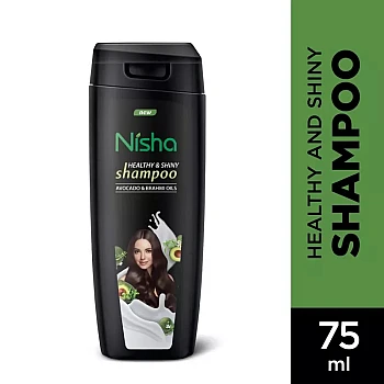 Nisha Avocado & Brahmi Oils Shampoo (75ml, Pack of 10)