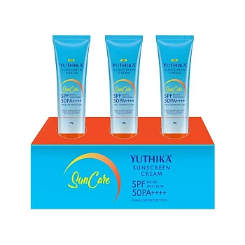 Yuthika Sunscreen Spf 50 Pa++++ Cream (18g, Pack of 3)