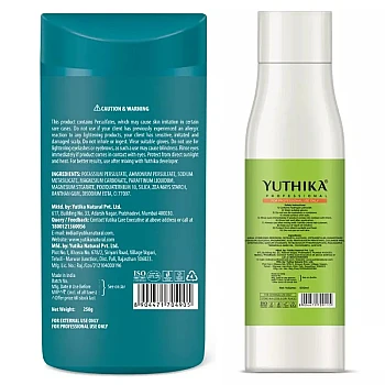 Yuthika Blonder Powder 9 + Hair Color Developer 30 Volume 9% (Powder 250g + Developer 500ml) (1Pack)