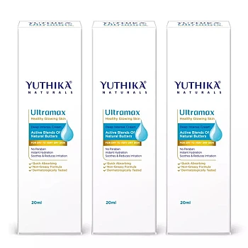 Yuthika Ultramax Deep Intense Moisturizing Cream (20ml, Pack of 3)