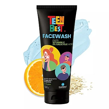 HealthBest TeenBest Oats Vitamin C 2% Salicylic Acid Face Wash (100ml)