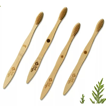 Soil Origin Ultra Soft Bamboo Toothbrush (4pcs)