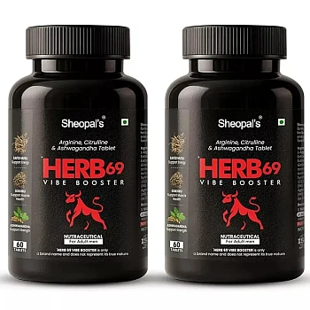 Sheopals Herb 69 Vibe Booster (60g, Pack of 2)