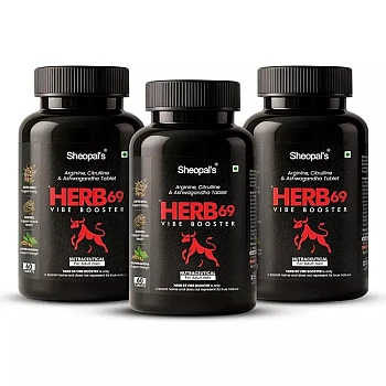Sheopals Herb 69 Vibe Booster (60g, Pack of 3)