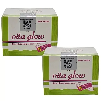 Vita Glow Skin Whitening Night Cream (30g, Pack of 2)