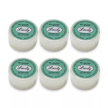 Myzia Lovely Perfume Cream (10g, Pack of 6)