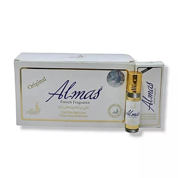 Almas French Fragrance Roll-On Perfume Free From Alcohol (8ml, Pack of 6)
