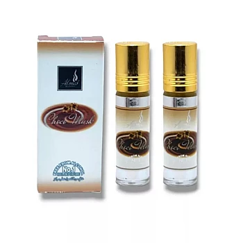 Almas Choco Musk Perfumes Roll-On (6ml, Pack of 2)