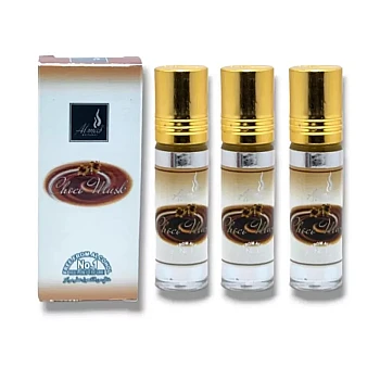Almas Choco Musk Perfumes Roll-On (6ml, Pack of 3)