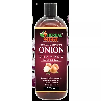 Herbal Bharat Onion Hair Shampoo (330ml)