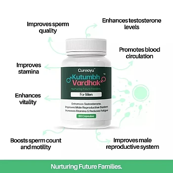 Cureayu Kutumbh Vardhak For Men (60cap)