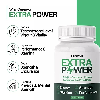 Cureayu Extra Power Capsule For Men (60cap)