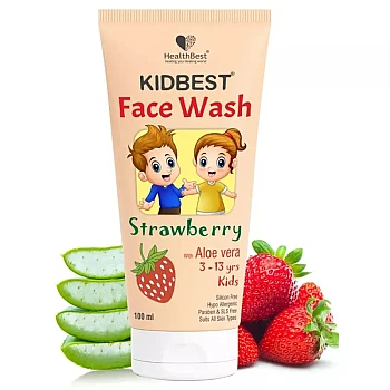 HealthBest Kidbest Strawberry Face Wash (100ml)