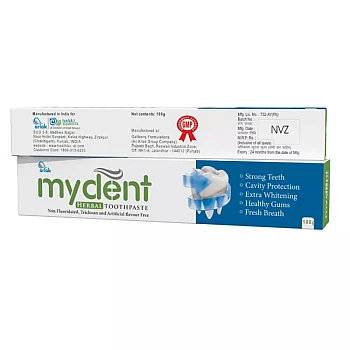 Arlak Biotech Mydent Herbal Toothpaste (100g, Pack of 3)