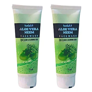 Arlak Biotech Aloe Vera Neem Facewash Gel (75ml, Pack of 2)