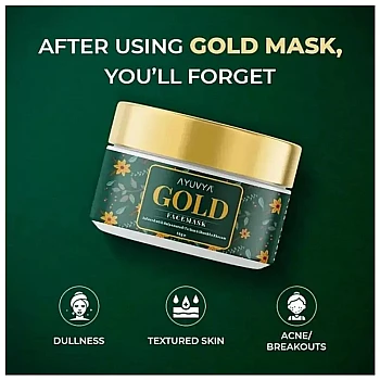 Ayuvya Gold Face Mask (50g)