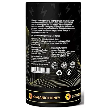 Ayuvya Shilajit Honey Sticks (Cinnamon) (30Stick)