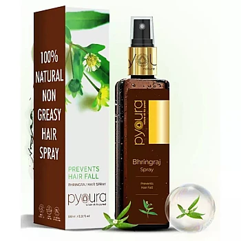 Pyoura Hair Fall Control Non-Sticky Bhringraj Hair Spray (100ml)