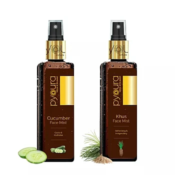 Pyoura Cucumber And Khus Face Mist For Glowing Skin Combo (Each 100ml) (1Pack)