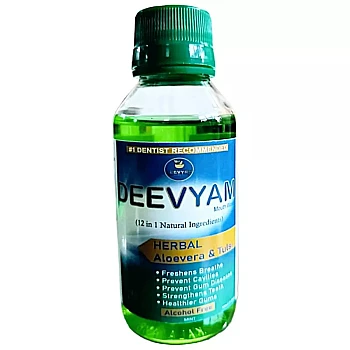 Deevyam Herbal Aloevera & Tulsi Mouthwash (100ml)