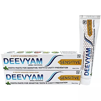 Deevyam Herbal Sensitive Toothpaste (100g, Pack of 2)