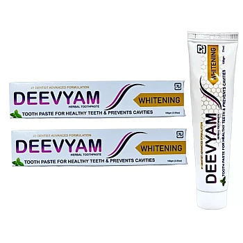 Deevyam Herbal Whitening Toothpaste (100g, Pack of 2)