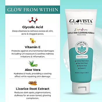 Glovista Fresh Aura Gentle Skin Cleansing Formula (100g)