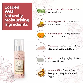 Aloe Veda Aloe Calamine Soothing Skin Lotion (200ml)