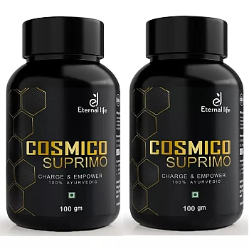 Eternal Life Ayurveda Cosmico Suprimo Charge & Empower For Men (100g, Pack of 2)