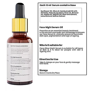 Eternal Life Ayurveda Face Glow Night Serum (10ml)