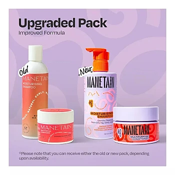 Manetain Moisturizing Shampoo & Multipurpose Conditioner (Shampoo 237ml + Conditioner 200g) (1Pack)