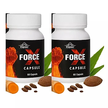 Cipzer Force X Capsule (60cap, Pack of 2)