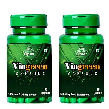 Cipzer Viagreen Capsule (60cap, Pack of 2)