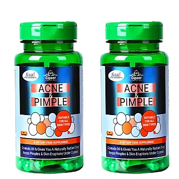 Cipzer Acne & Pimple (60cap, Pack of 2)