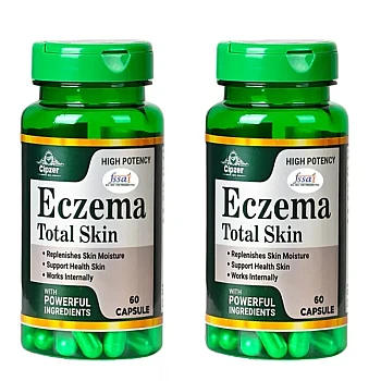 Cipzer Eczema Total Skin (60cap, Pack of 2)