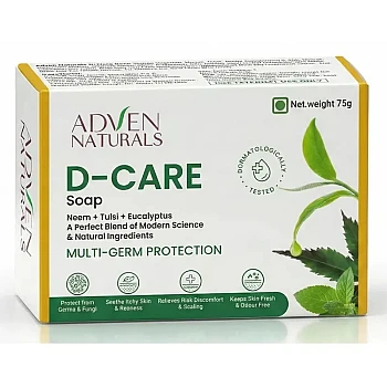 Adven Naturals D-Care Soap (75g)