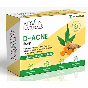 Adven Naturals D-Acne Soap (75g)