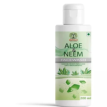 Zenius Aloe & Neem Face Wash (200ml)