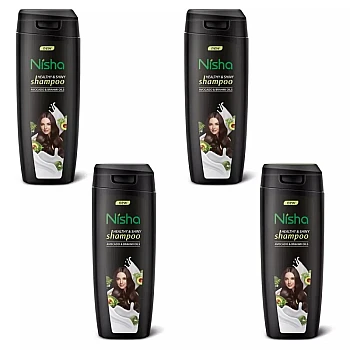Nisha Avocado & Brahmi Oils Shampoo (75ml, Pack of 4)