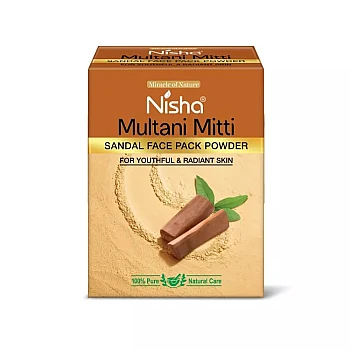 Nisha Multani Mitti Sandal Face Pack Powder (100g)