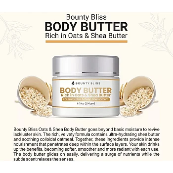 Bounty Bliss Body Butter Rich In Oats & Shea Butter (200g)