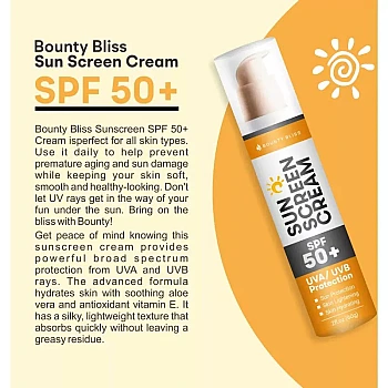 Bounty Bliss Sunscreen Cream Spf 50+ (60g)