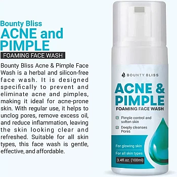 Bounty Bliss Acne & Pimple Foaming Face Wash (100ml)