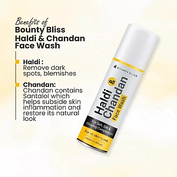 Bounty Bliss Haldi & Chandan Face Wash (100ml)