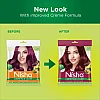 Nisha Creme Hair Color 3.16 Burgundy (Pouch Pack) (Colorant 20g + Developer 20ml) (1Pack, Pack of 6)
